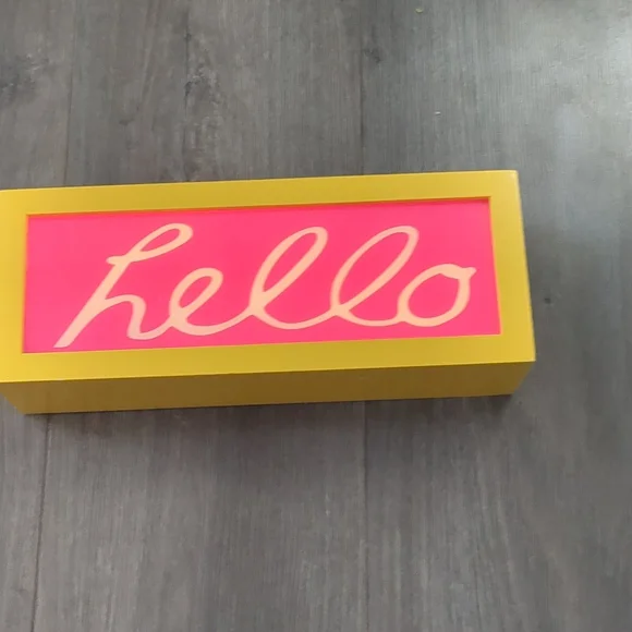 Light up hello block! - Picture 2 of 2